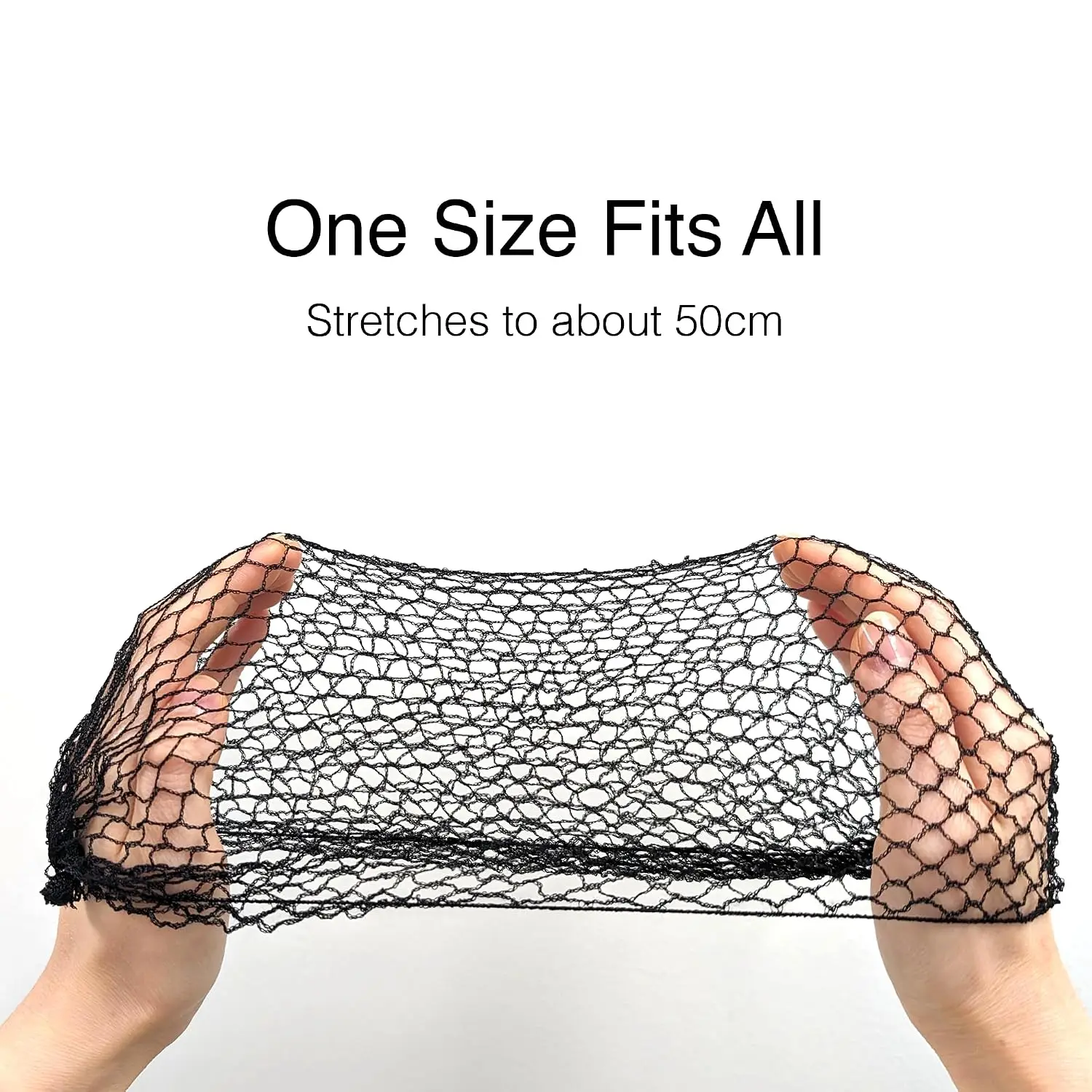 24pcs Thicker Mesh Caps Hairnet Nylon Hairnets Invisible Soft Elastic Lines Hair Net Hair Bun Making Ballet Dancer Food Service