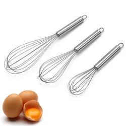 New Multifunctional Rotary Manual Egg Beater Mixer Mini Kitchen Egg Whisk Bake Tool Egg Agitator Stainless Steel Eco-Friendly