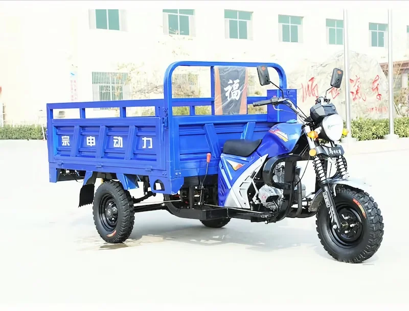 Hot Selling 150cc 200cc Three-Wheel Motorized Tuk Tuk Tricycle with Cargo Capacity Direct from China