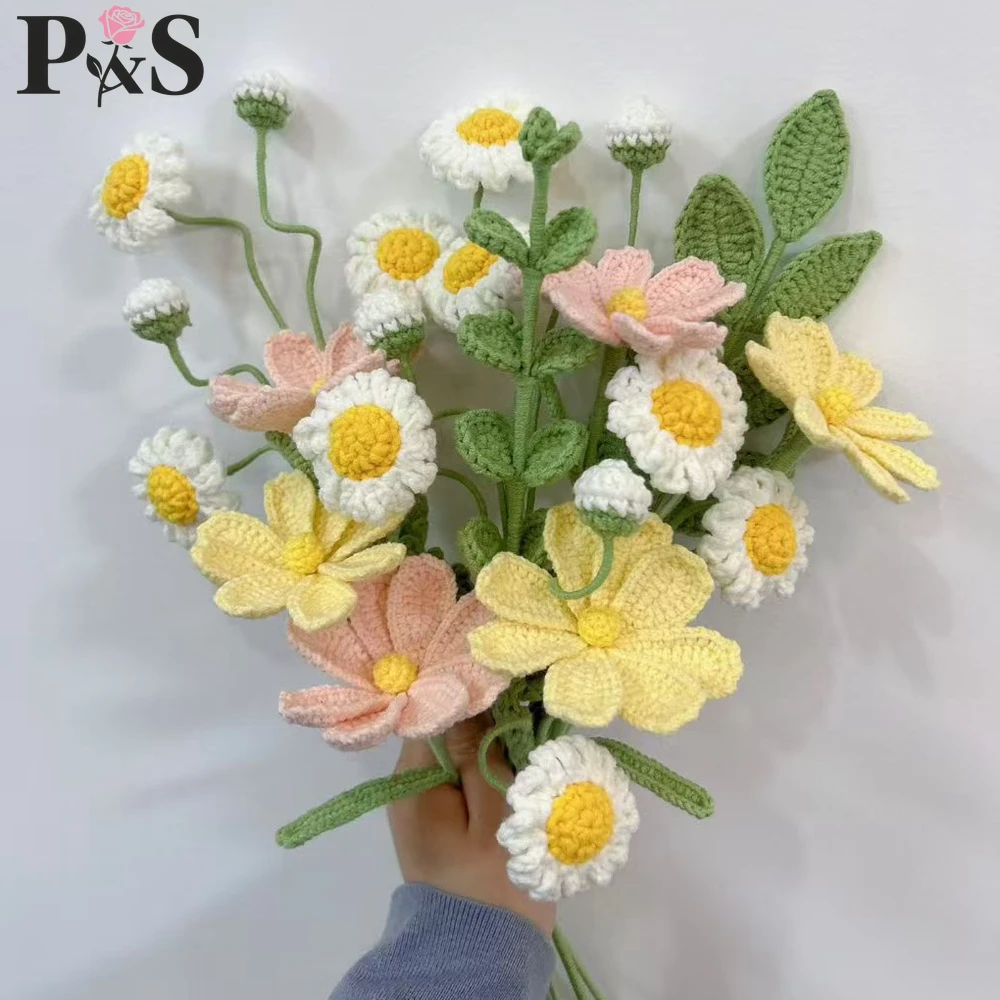 Buket Bunga Rajutan Tangan Mew - Home Decor Tulip ulasan dan harga