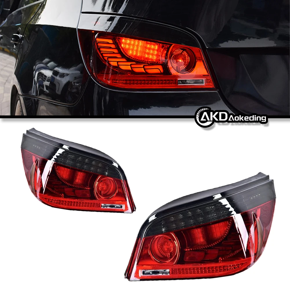 

Авто Задние детали для BMW E60 2003-2009 523i 525i 530i новейший Стайлинг тормозной сигнальной лампы заднего хода модифицированные автомобильные аксессуары