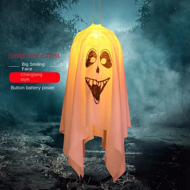 Halloween Ghost Lights, Halloween-decoraties. Buitendecoraties Hangende gloeiende geesten, schattige vliegende geesten