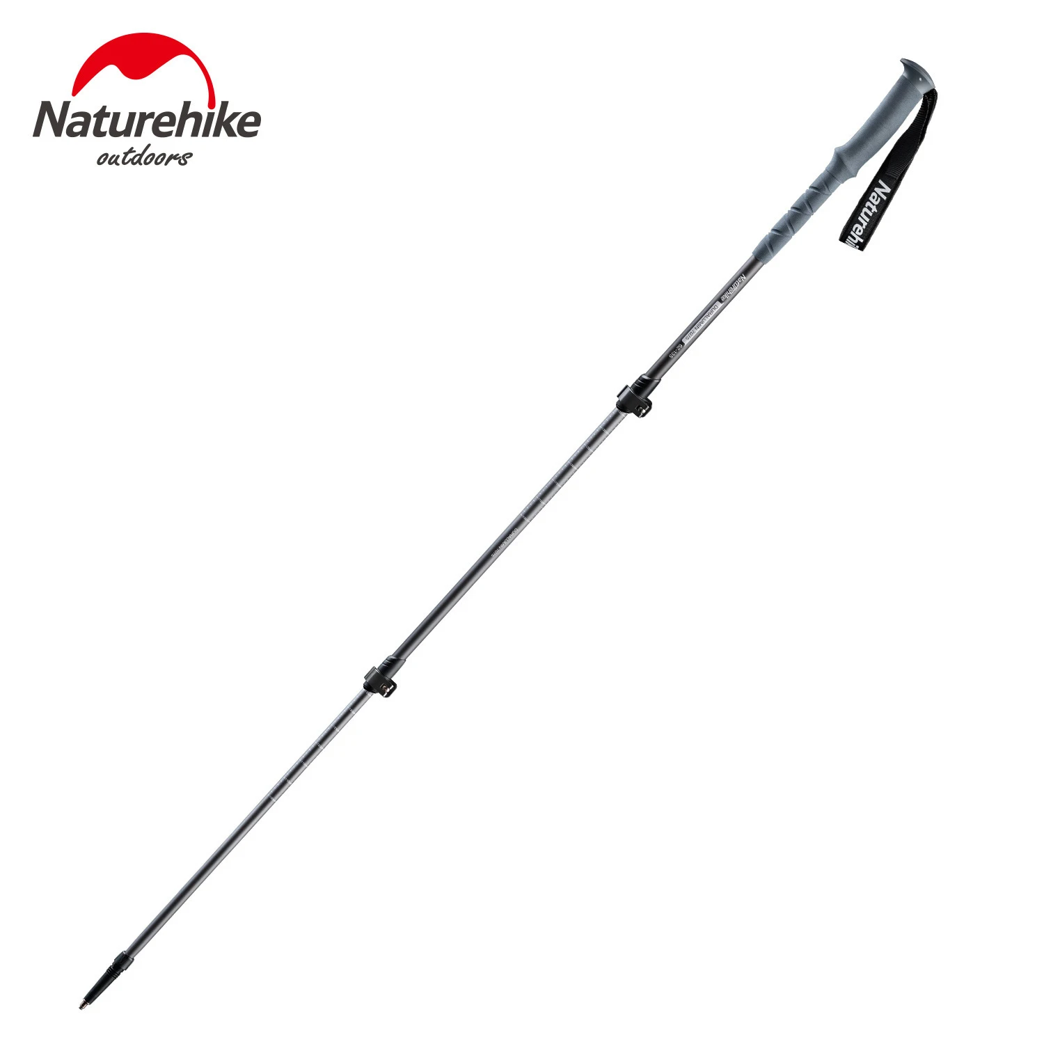 Imagem -03 - Naturehike-aluminum Alloy Trekking Pole Bengala ao ar Livre 3-seção Telescópica Folding Caminhadas Escalada Outer Lock 7075