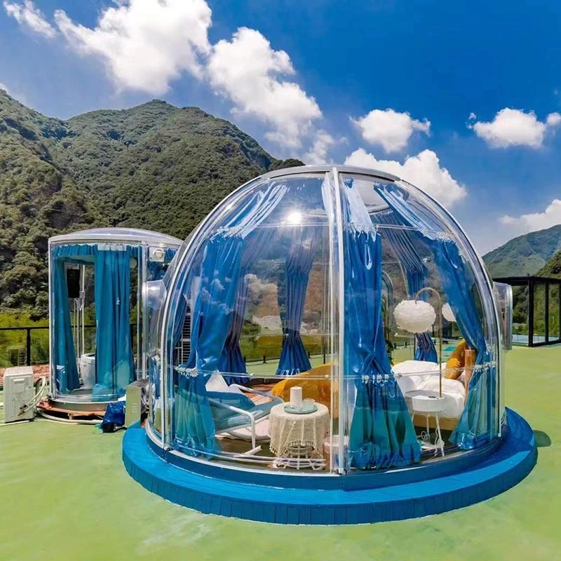 Transparent Dome Geodesic Lgloo  Round Clear House Catering Cabin Hotel Resort PC Luxury Celebrating events tipi