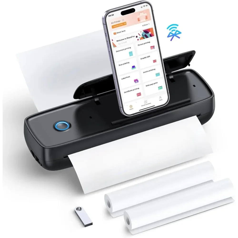 Printer with Phone Holder, Support 8.5