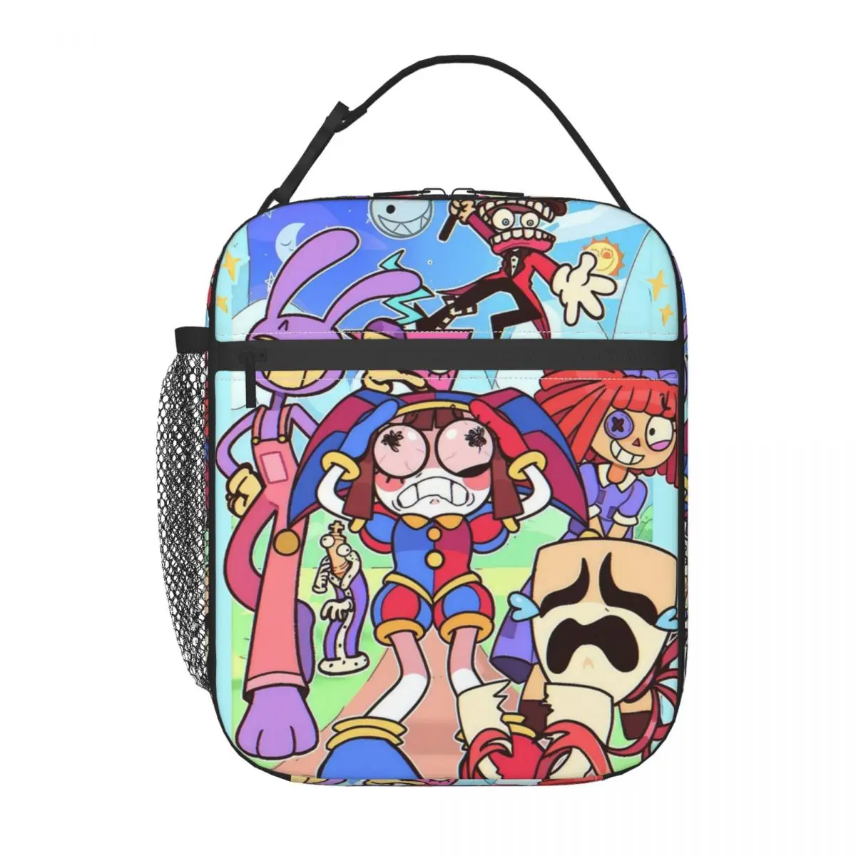 

Lunch Box The Amazing Digital Circus Merch Tadc Jax Pompom Pomni Lunch Container Harajuku Cooler Thermal Lunch Box For Picnic