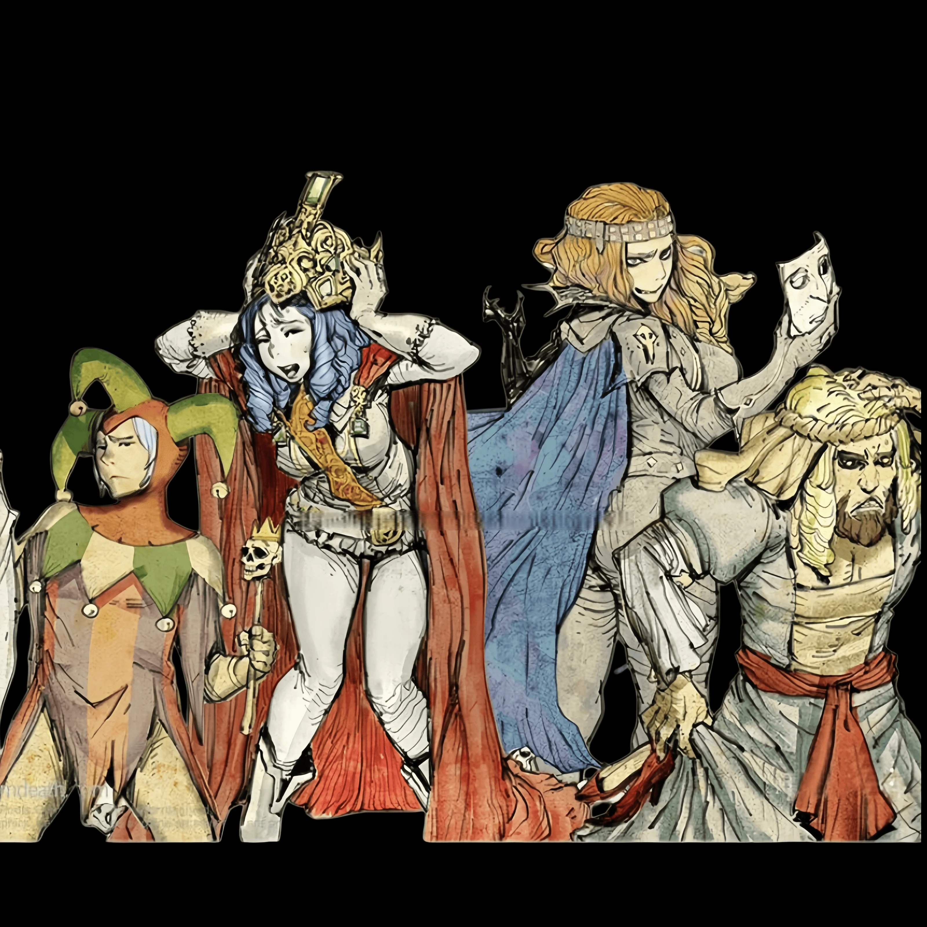 

Набор для сборки модели из литой смолы, 38 мм, GK, набор с изображением богинь для 4 персонажей, неокрашенный