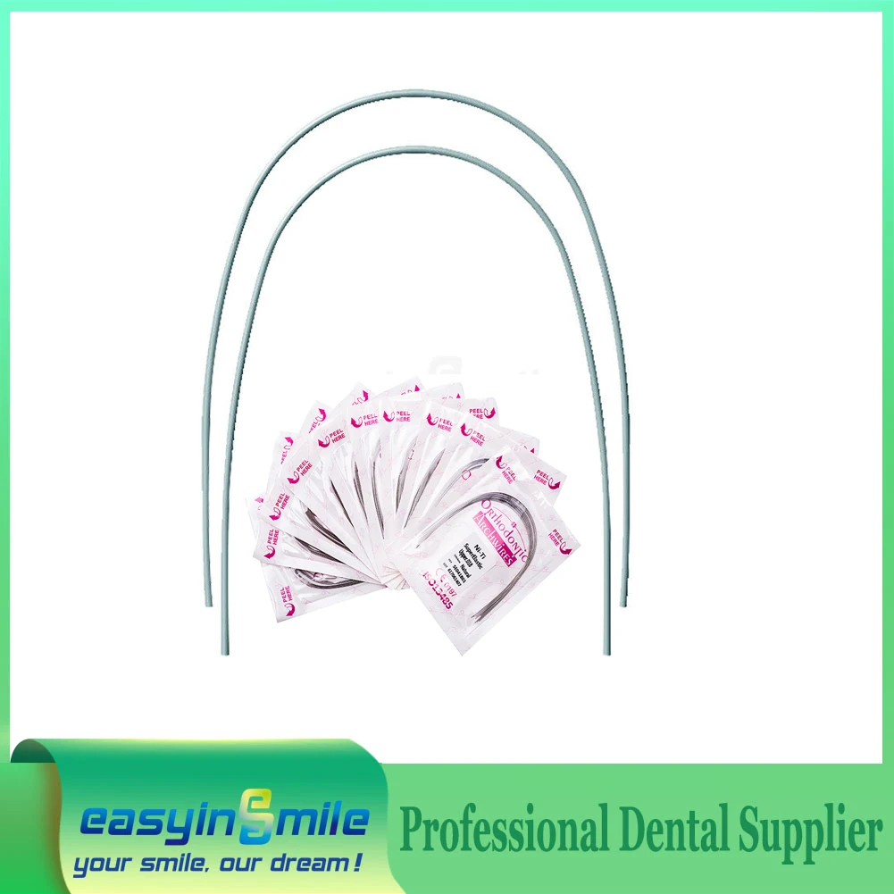 

EASYINSMILE Dental Material for Orhto Bracket Niti Wires Arch 0.012/0.014/0.016/0.018/0.020