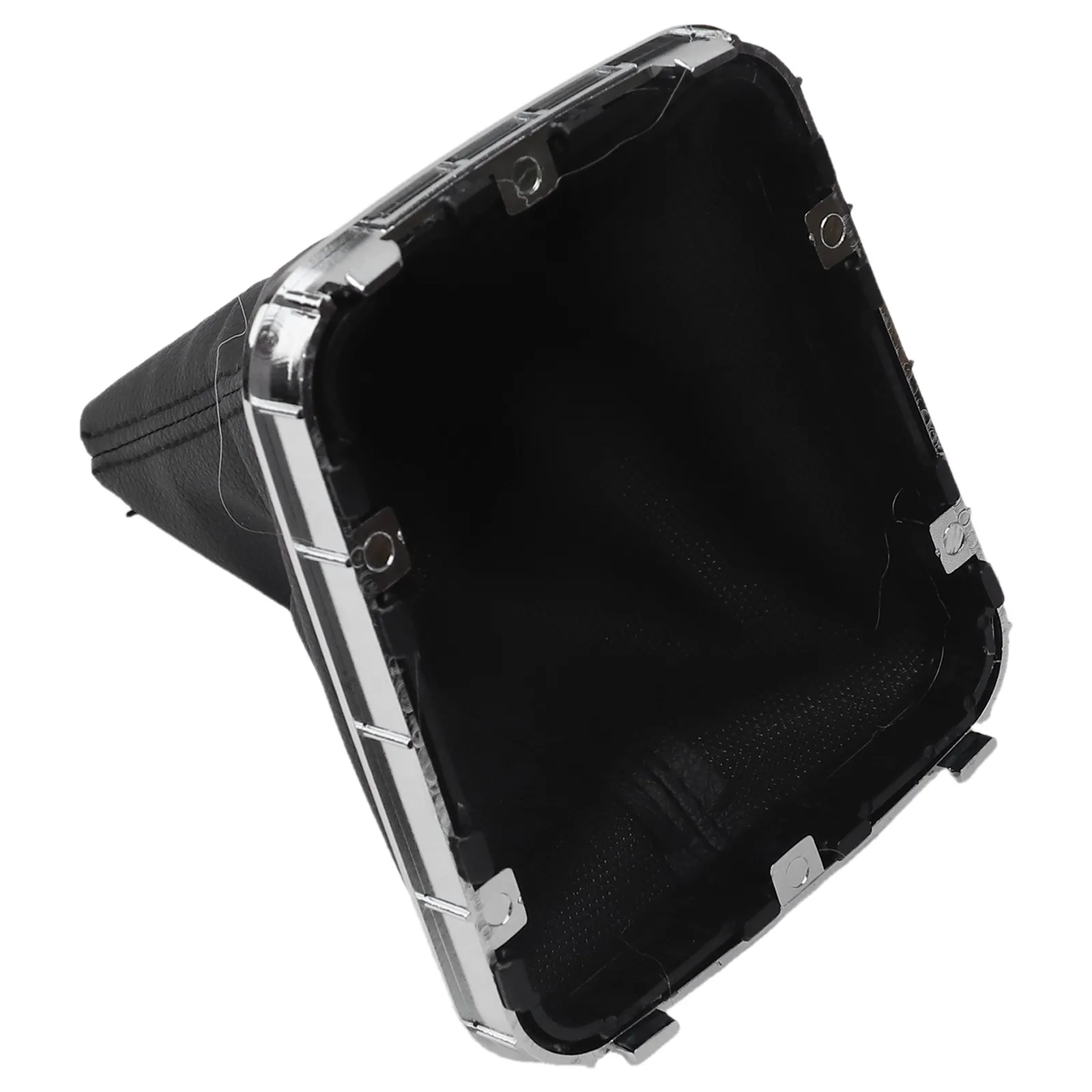 

Улучшенный кожаный чехол-пыльник для рычага переключения передач, черный, простая установка, улучшает интерьер автомобиля для OPEL