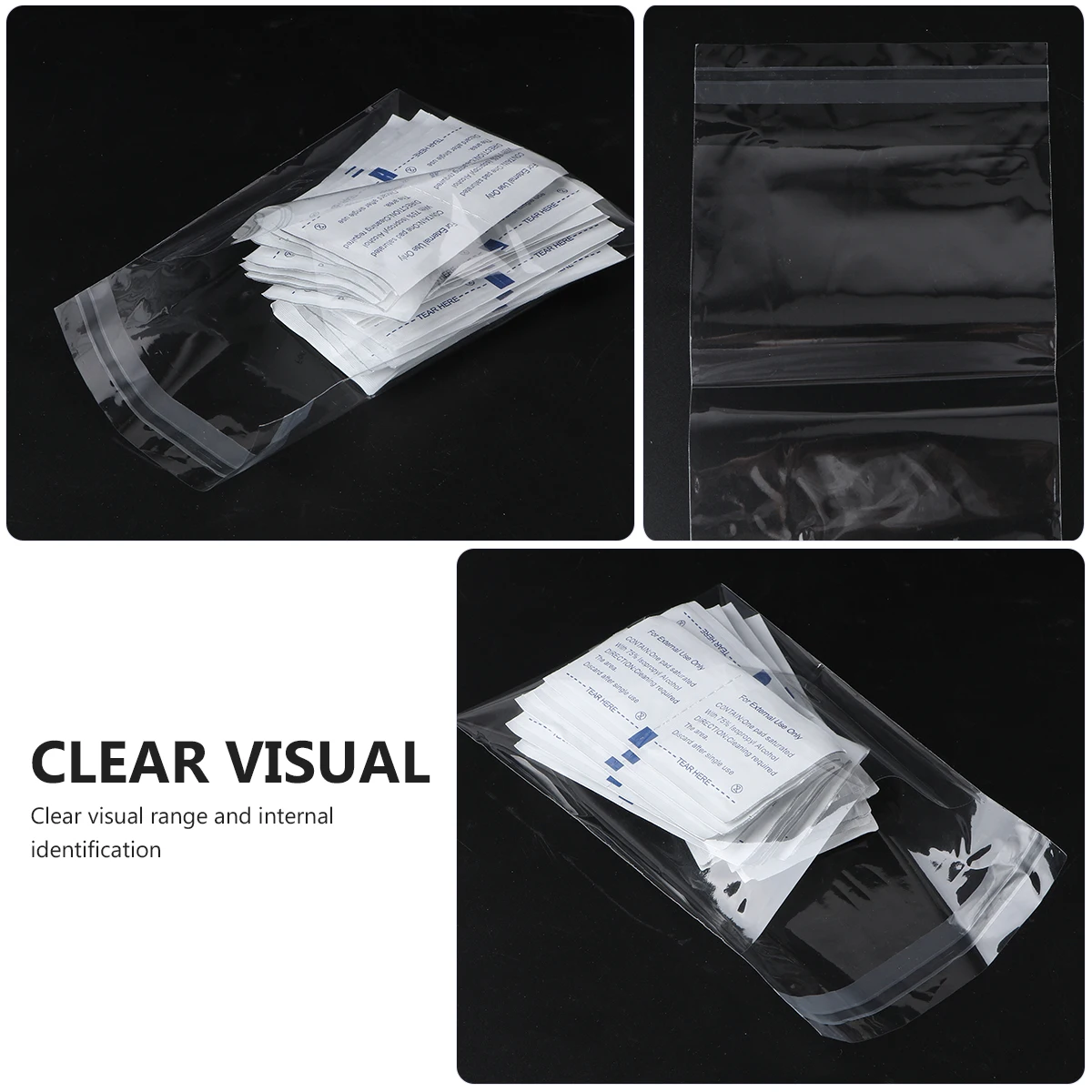 

Heavy Duty Storage Bag Dust-proof and Scratch-proof Self-adhesive Plastic Bags Christmas Containers