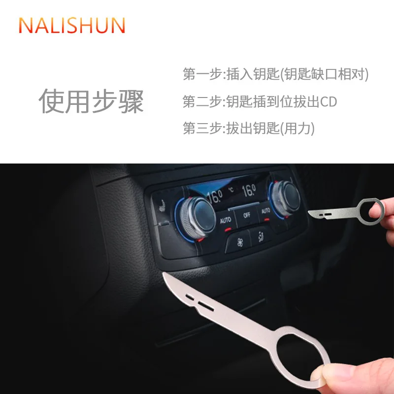 Car Styling Radio Removal Key Pin Tool For Audi A3 8L 8P A4 B6 B7 B8 C6 4F RS3 Q3 Q7 TT 8L 8V S3