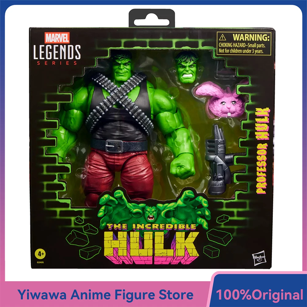 

Оригинальная НОВАЯ фигурка Hasbro Marvel Legends Series Professor Hulk, 15 см, аниме-фигурка с 7 аксессуарами