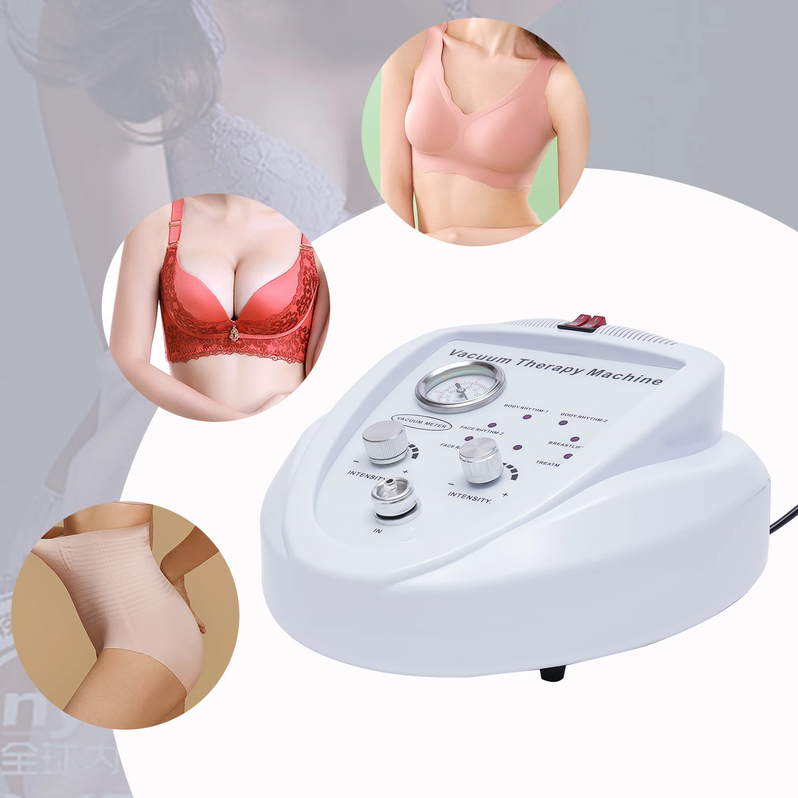 

Аппарат вакуумной терапии для коррекции фигуры — баночный массаж для ягодиц, груди и кожи, повышения контура и укрепления