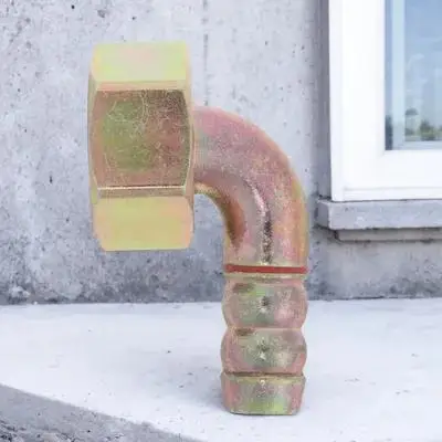 Adaptador de Gas de acero para junta de tubo de estufa robusta, conexión de cocina estable, accesorio Universal para manguera de propano, aparato de cocina