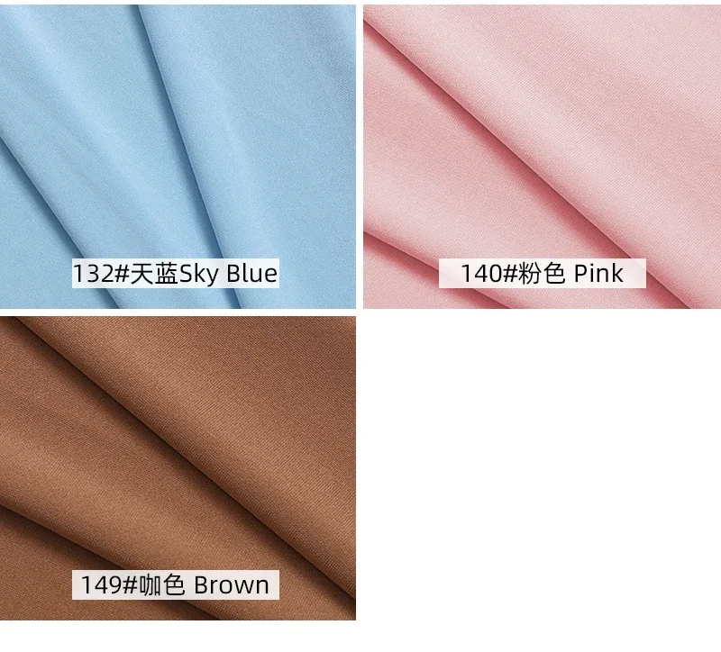 0,5 m/1 m/2 m vierseitiger Stretch-Strickstoff aus Milchseide zum Nähen von Kleidern, Tanzkostümen, Partydekorationen, DIY-Kleidungsstoffen – Detail 12