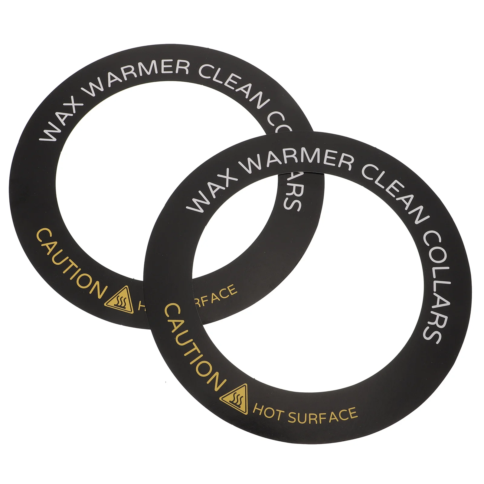 50 قطعة حلقة مضادة للبقع لآلة إزالة الشعر، حصيرة بديلة متينة لتدفئة الشمع، ملحقات سخان الشمع باللون الأسود #4