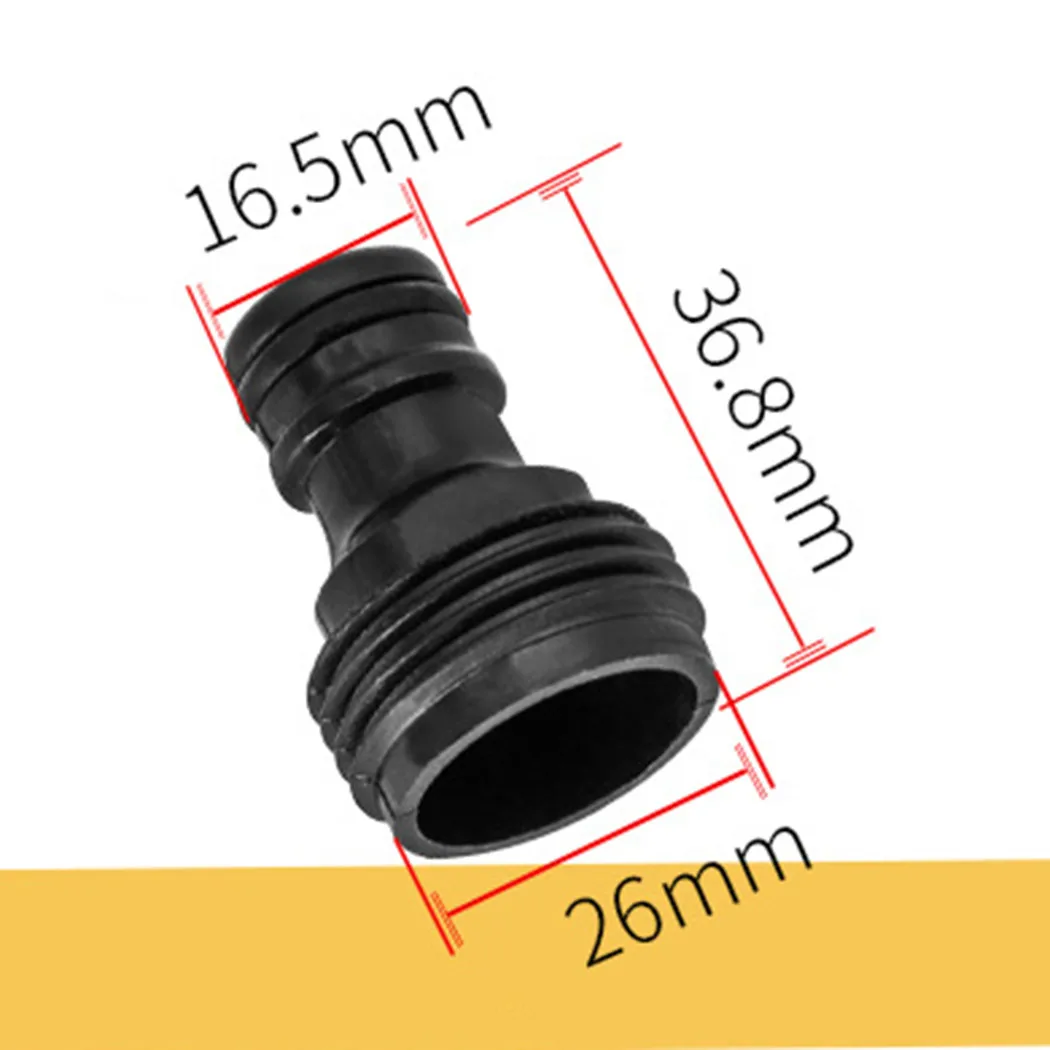 Plastic 3/4 Male Thread Quick Connector for Connecting Hose Ends to Female Threaded Irrigation Valves and Nozzles