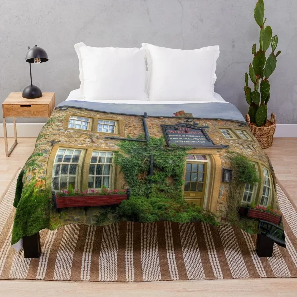 

The Woolpack At Emmerdale Throw Blanket Soft Breathable Blanket for Night Sleeping