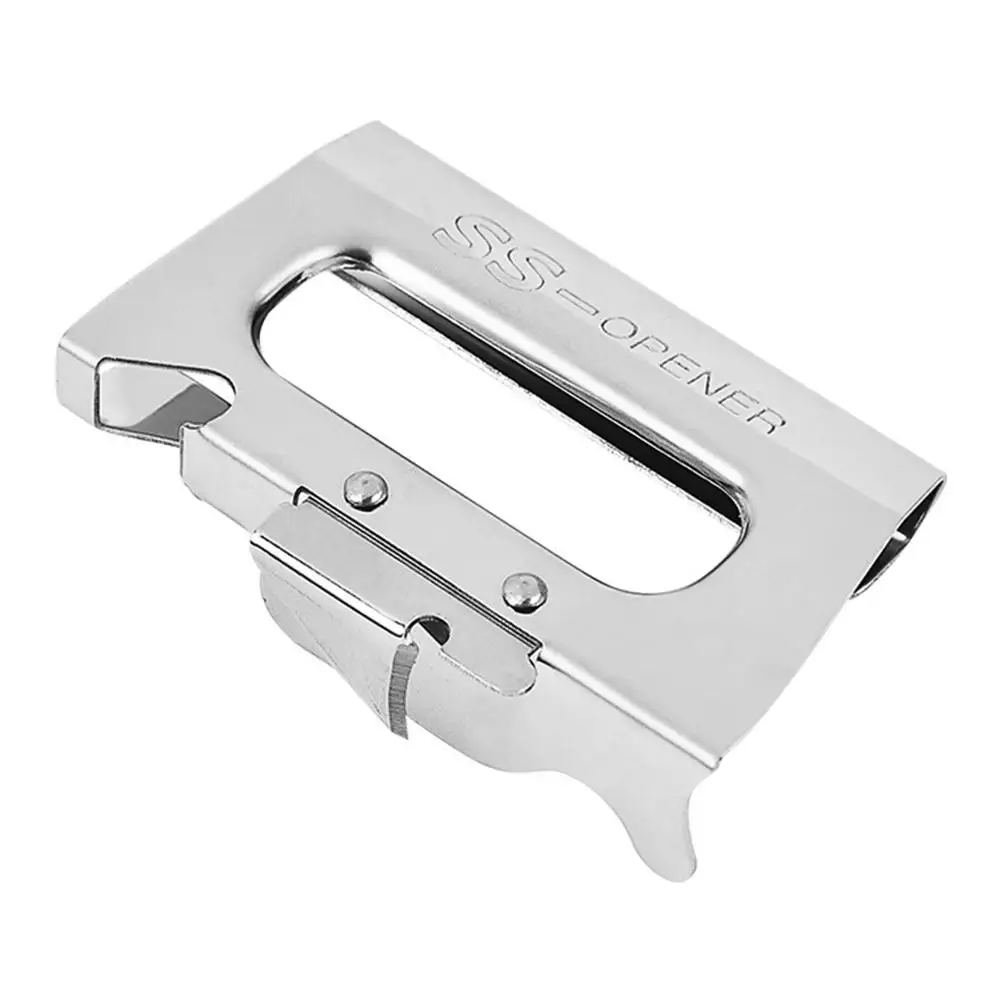 

1pc Stainless Steel Handheld Can Opener Multifunctional Jar Gripper Bottle Screwdriver Lightweight Beer Lid Remover Portable