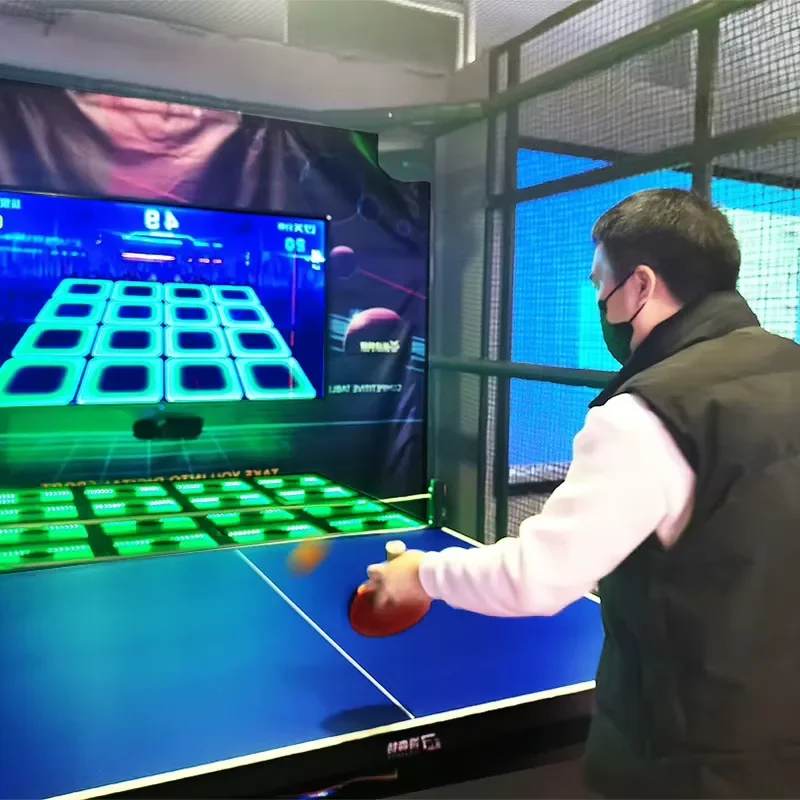 Table Tennis Automatic Ball-Retrieving Indoor Single-Player Serving Machine Professional Tournament Training Table