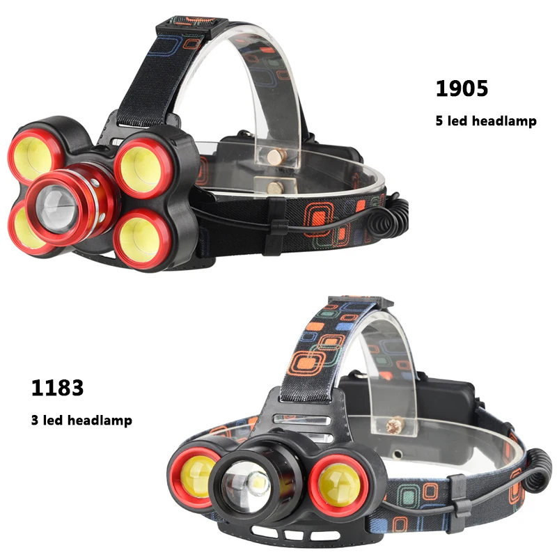 XM-L T6 Led Headlamp 18650 Battery USB Rechargerable Light Zoomable Waterproof Headlight High Quality Head Flashlight Lamp Torch