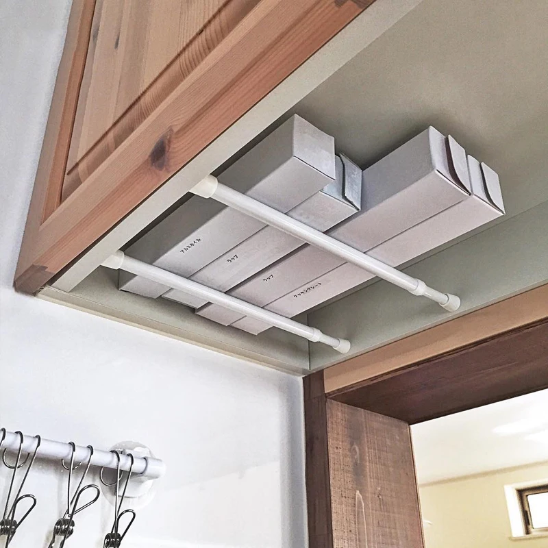 

Ультратонкий выдвижной стержень для студентов, карниз для штор Dormi, стержень для хранения в гардеробе, карниз для вращающейся двери, бытовая чистка...