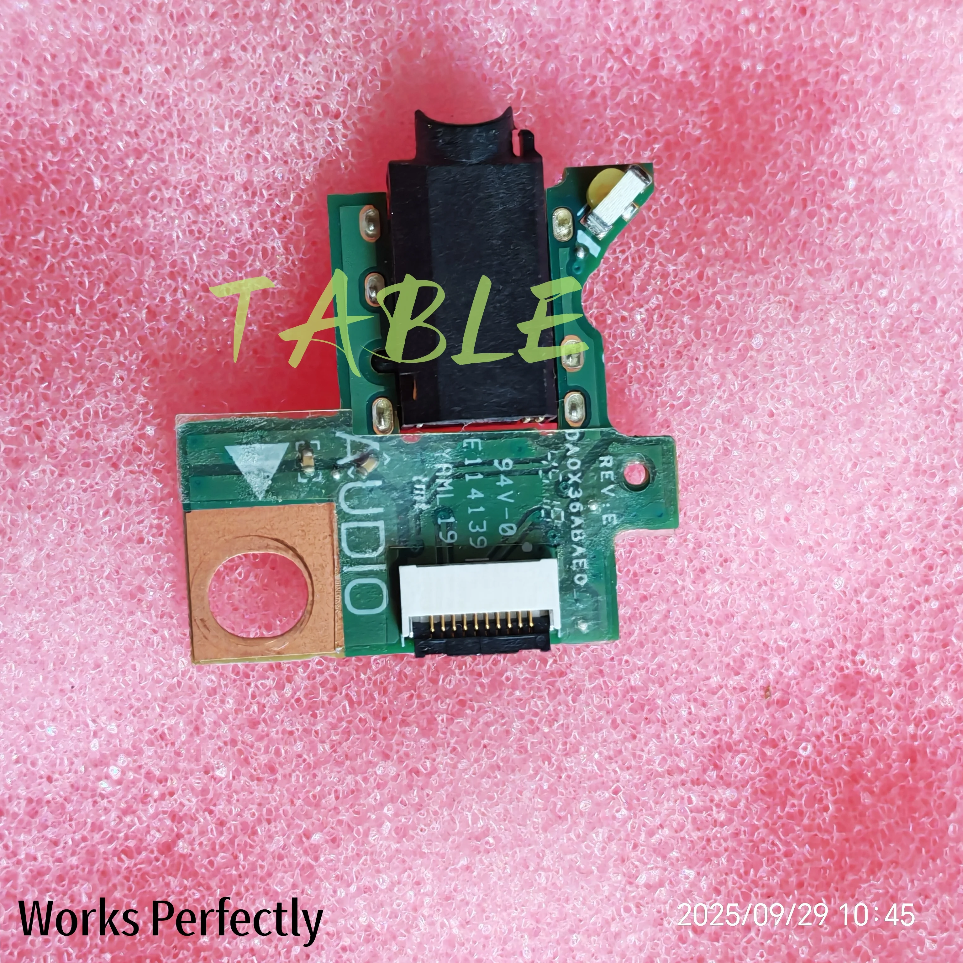 For HP X360 13-AP TPN-Q212 13T-AP000 audio board headphone interface DA0X36ABAE0