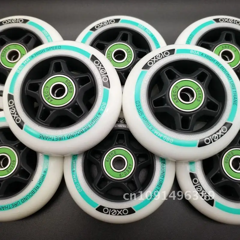 Roller wheel skate wheel 80mm 8 pcs / lot  80A 84A inline fsk wheel