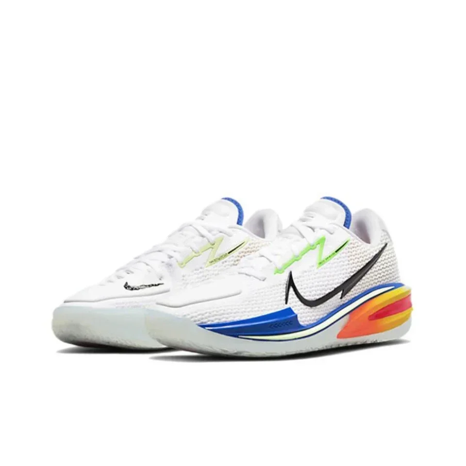 Nike G.T. original Corte 1 "arco-íris" para homens tênis de basquete de cano baixo tênis DZ4112-114