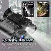 4K Dual Tube Digital Night Vision Device With Dual Screen Head Mounted Telescope Goggles 8X Digital Zoom 1080P HD Camera