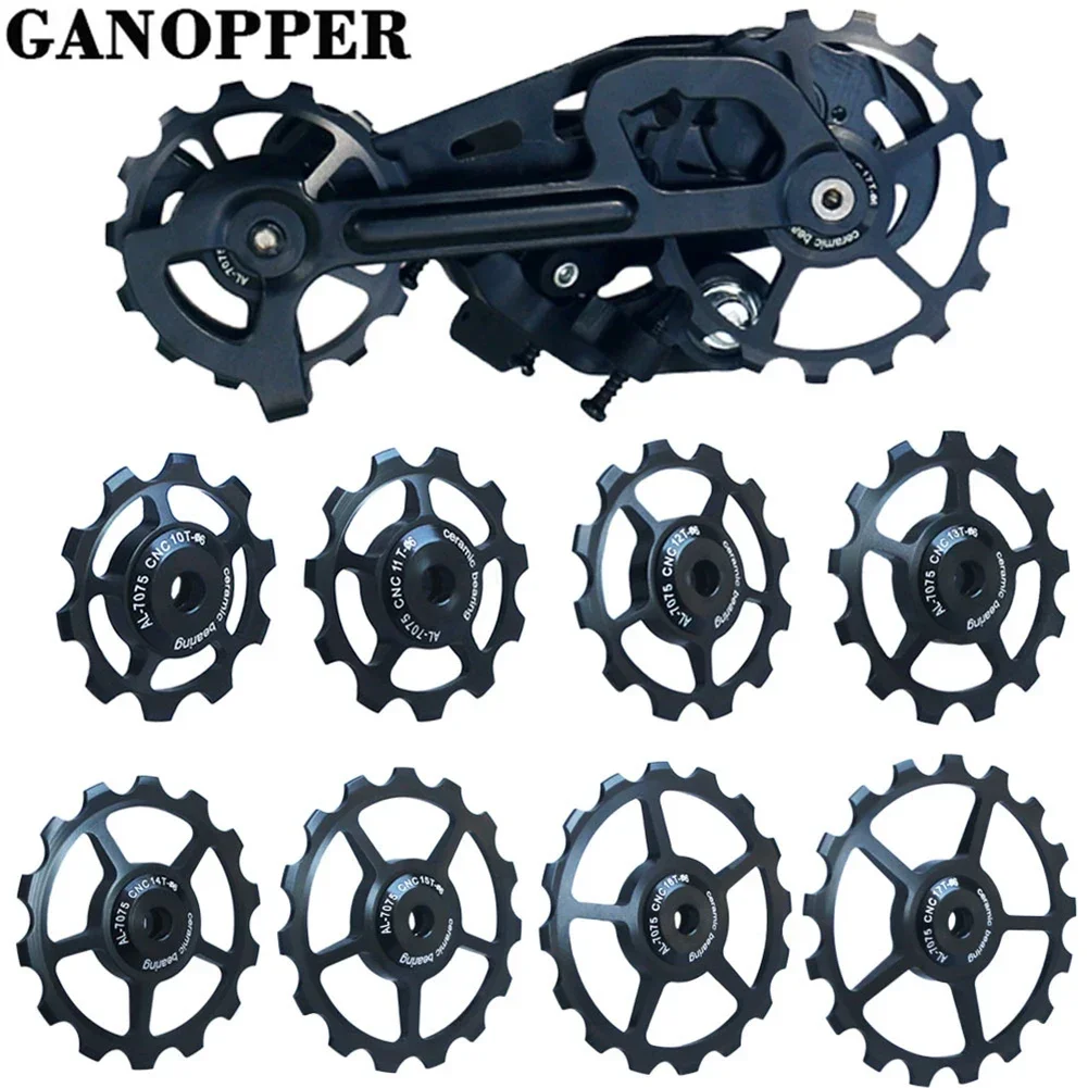 MTB Road Bike Bicycle Rear Derailleur 10T/11T/12T/13T/14T/15T/16T/17T Ceramic Jockey Wheel Pulley Cycling Accessories