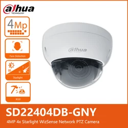 Dahua SD22404DB-GNY 4MP 4x Zoom 2.8mm–12mm Starlight WizSense Network PTZ Security Protection H.265 Camera Face Detection SMD3.0
