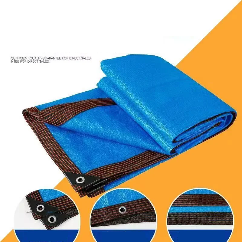 12Pin Sunshade Net Black  Blue Anti-UV HDPE Garden Succulent Plant Shading Net Outdoor Swimming Pool Cover Sun Shade Net