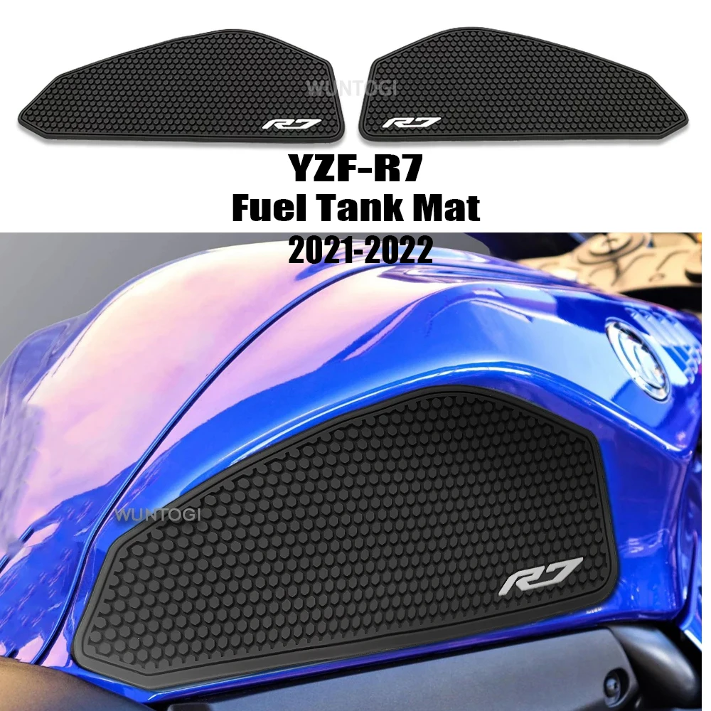 

For Yamaha YZF-R7 2021-2022 Tank Protection Mat YZF-R7 Motorcycle Fuel Tank Pad Tank Sticker Anti-Scratch