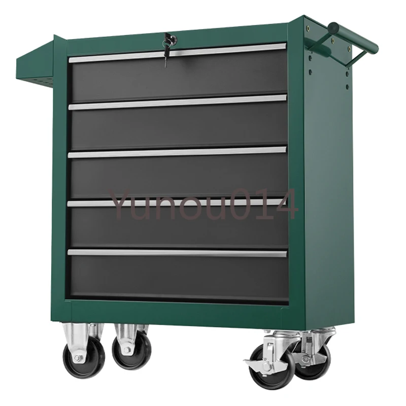 Multifunctional Metal Tool Cart, Small Trolley, Auto Repair Drawer, Hardware Repair Shop Tool Cabinet, DA25