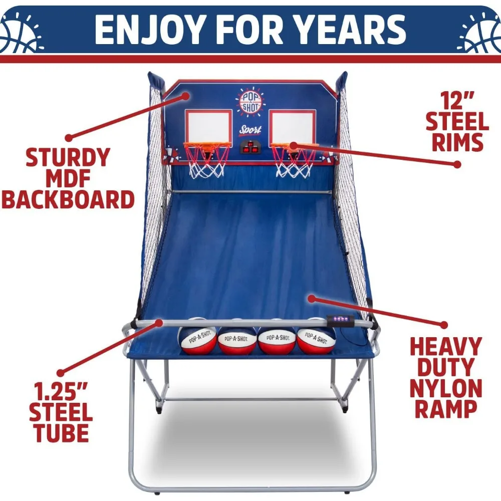 Sport |   Arcade-Basketball-Spaß zu Hause