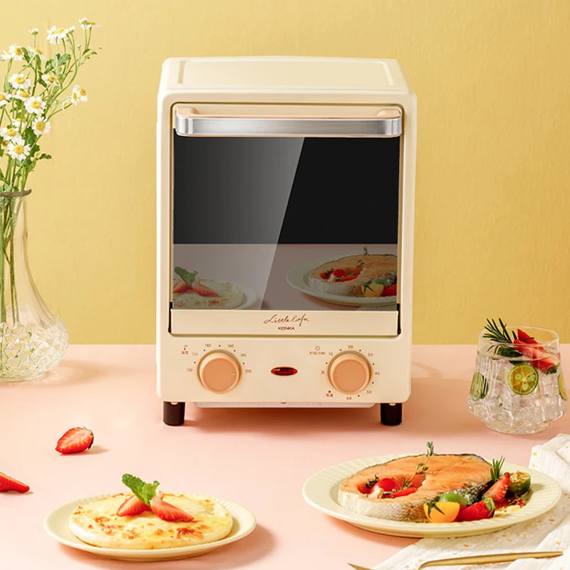 KONKA 12L Mini Vertical Electric Oven three-layer Cutebaking position multifunctional oven explosion-proof safe electric oven