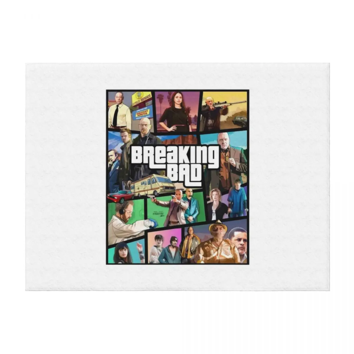 

breaking bad game poster Throw Blanket Bed funny gift Thermal Decorative Beds Blankets