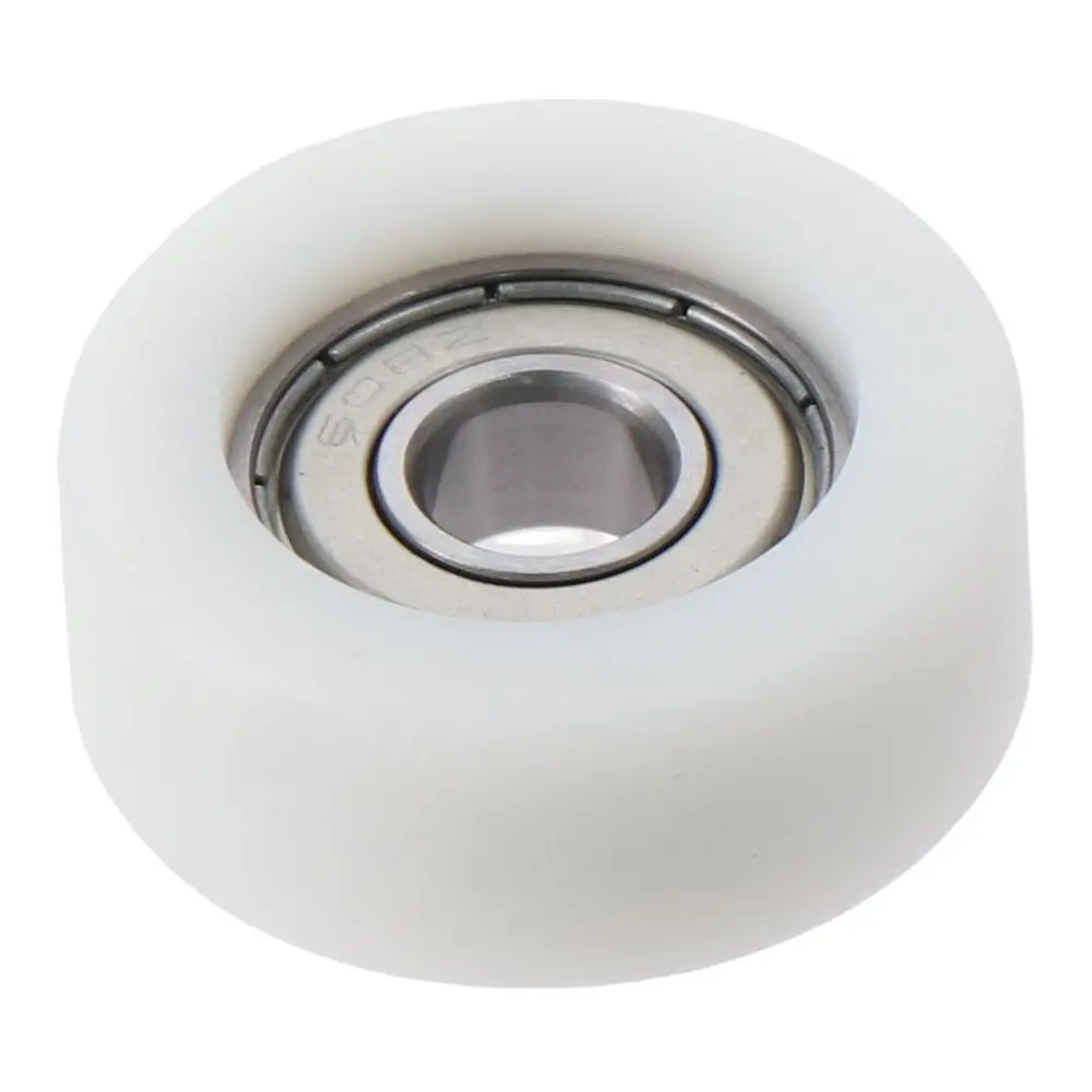 4pcs Round Wheel 608ZZ Ball Bearing Chrome Steel Single-row Guide Pulley Roller Pre-lubricated 8x32x12mm