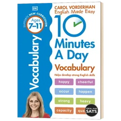 10 Minutes a Day Vocabulary, Children's books aged 7 8 9 10 English Word Learning Workbook books, 9780241183854