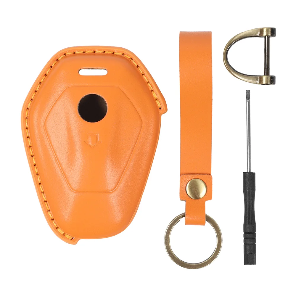 

R1300GS Motorcycle Key Case For BMW 1300GS Adventure R 1300 GS R12 2025 ADV Leather Keychain Remote Cover Bag Shell Accessories