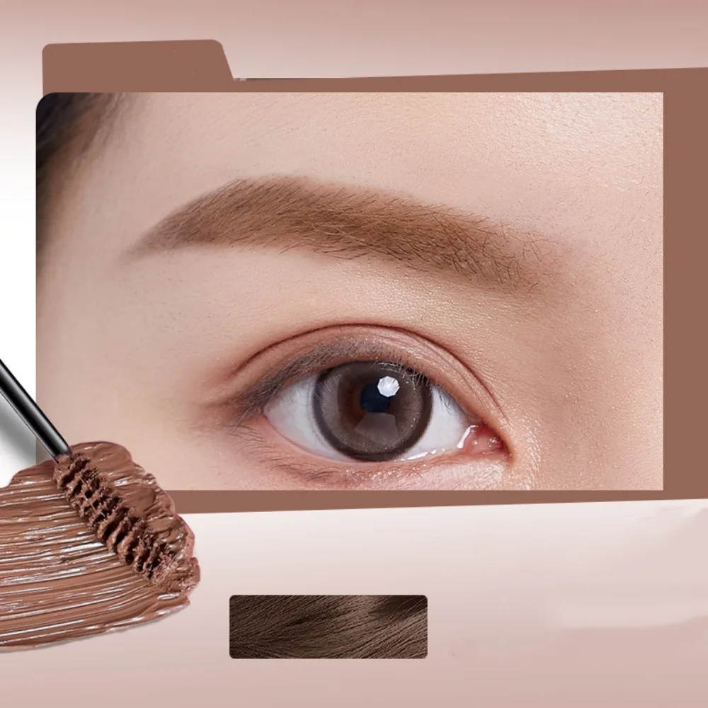 Professional Waterproof Eyebrow Tint Cream Quick Drying Long Lasting Eyebrow Mascara Cream Smooth Fluff Eyebrow Dye Makeup