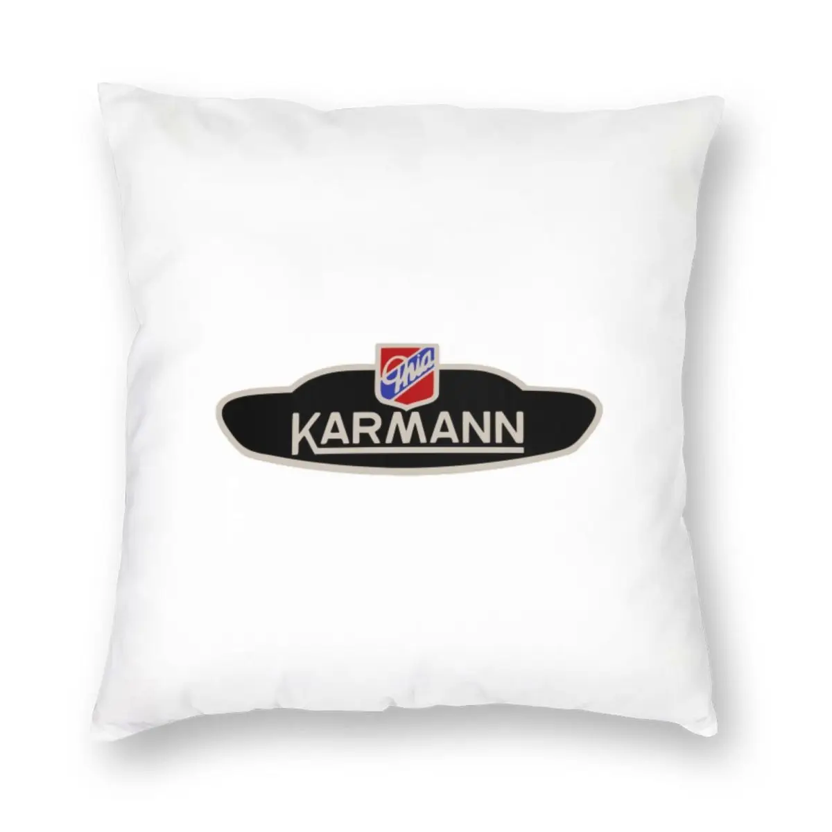 Karmann Ghia Emblem Funda de almohada cuadrada Funda de almohada Cojín Almohada para el hogar Dormitorio Coche