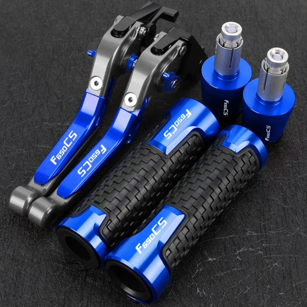 

For BMW F650CS DAKAR F 650 CS SCARVER Motorcycle Adjustable CNC Brake Clutch Lever Handle Hand Grips Ends Accessories