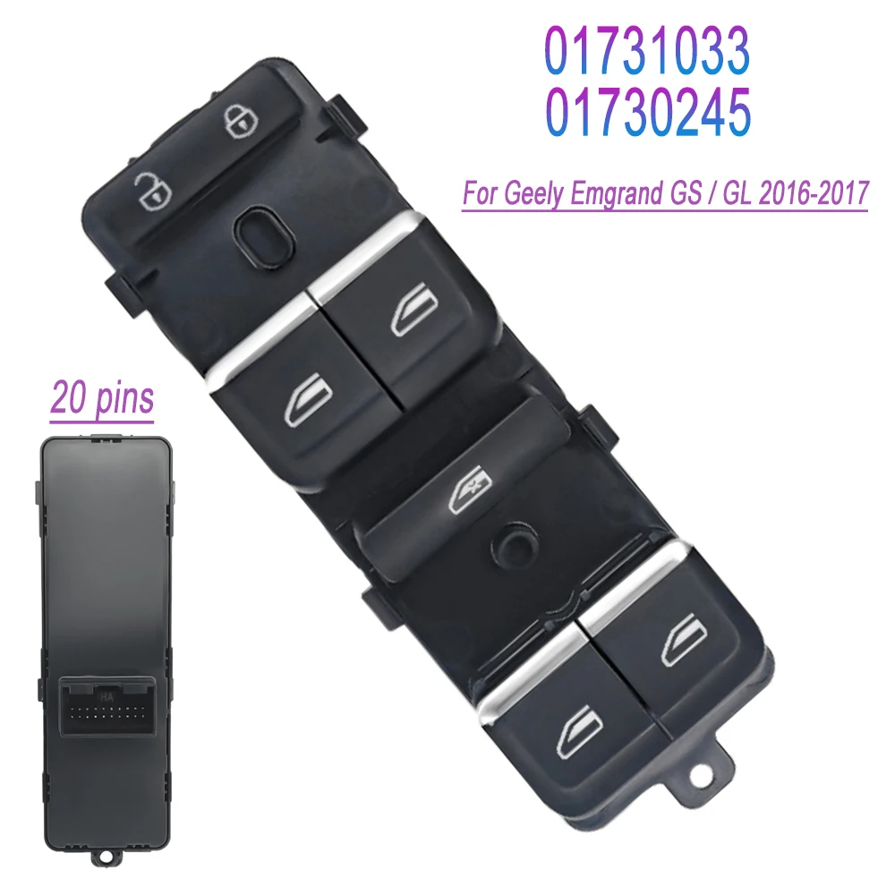 For Geely Emgrand GS/GL 2016-2017 Electric Master Power Window Control Switch 01731033 01730245 Car Parts