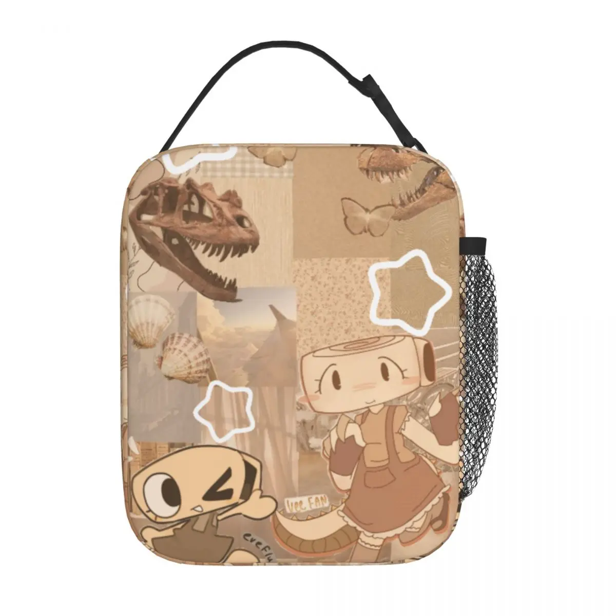 أكياس الغداء المعزولة الحرارية من Shelly Dandysd World للمكتب، حقيبة طعام قابلة لإعادة الاستخدام، صناديق غداء مبرد حراريًا #1