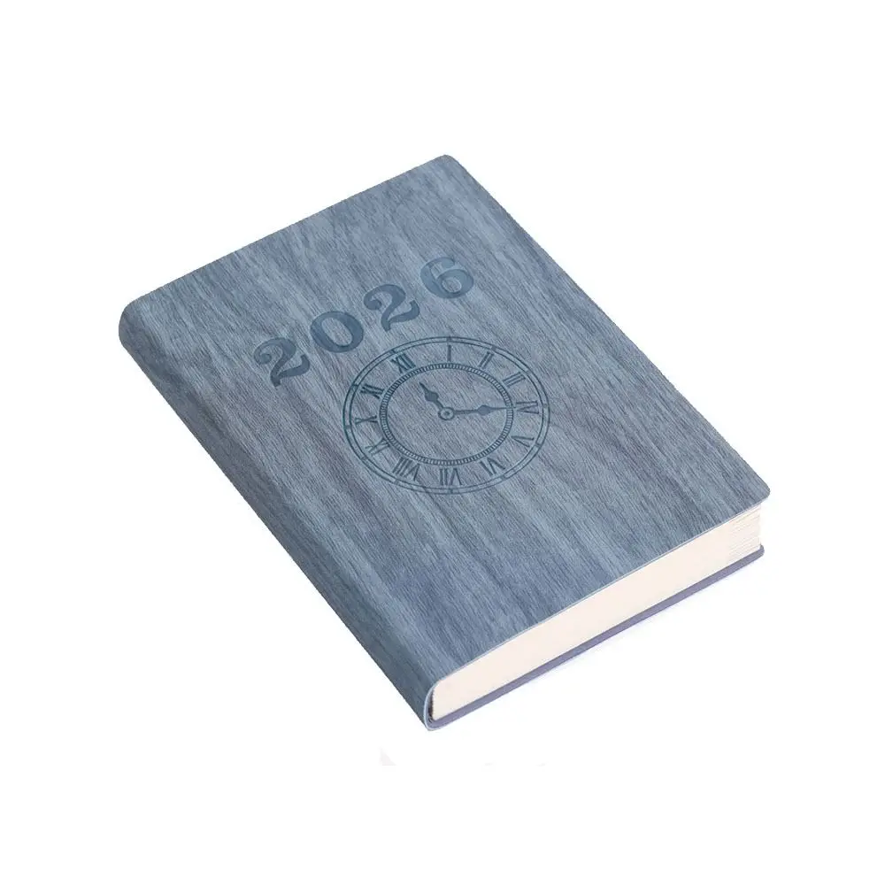 New A6 2026 Schedule Book Efficiency Manual English 365 Day Planner Time Management Notebook Students