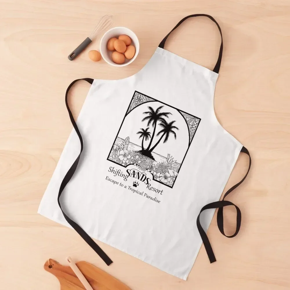 Shifting Sands Resort Apron Ladies Kitchen Utensils Christmas gift Apron