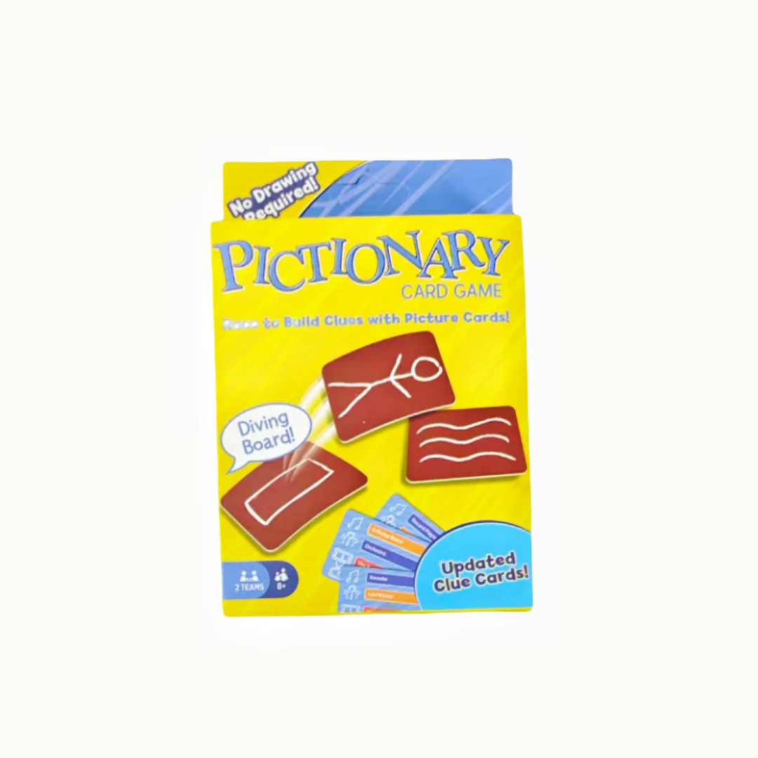Pictionary, English Version of the Card Game, Board Game, a Must-Have Game for Parties, Suitable as a Gift