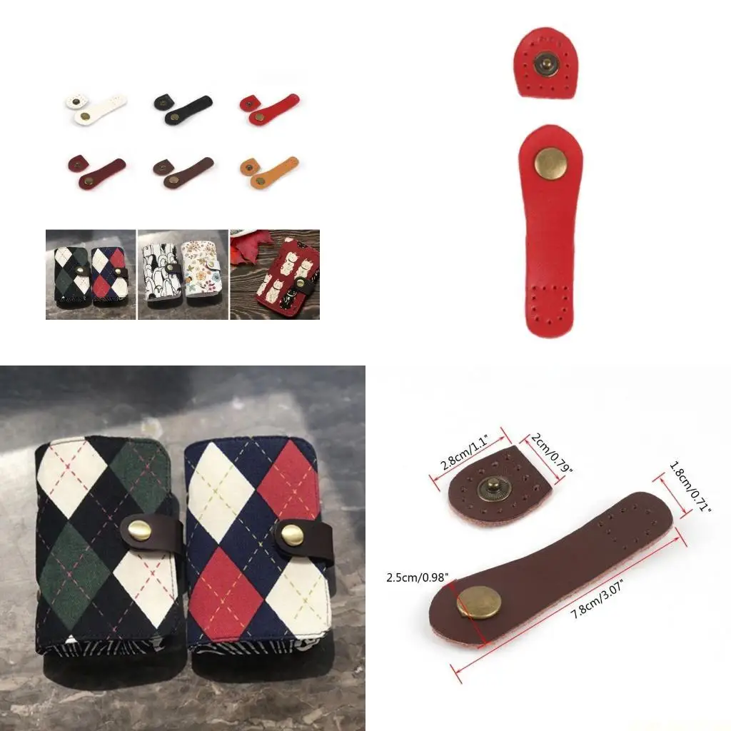 

X90D Пряжки для кожаной сумки, многофункциональная пряжка для сумки, упаковка для карт, застежка на пуговицы, застежка для для